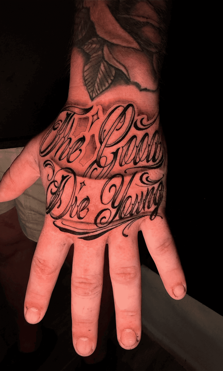 Black and gray tattoo done at Curly's Tattoo Parlor in Athens, GA