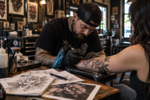 Ink in the making